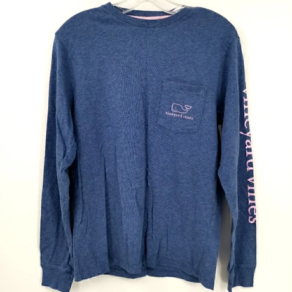 Vineyard Vines Women's XS Cotton Pink Whale Top - Picture 5 of 11